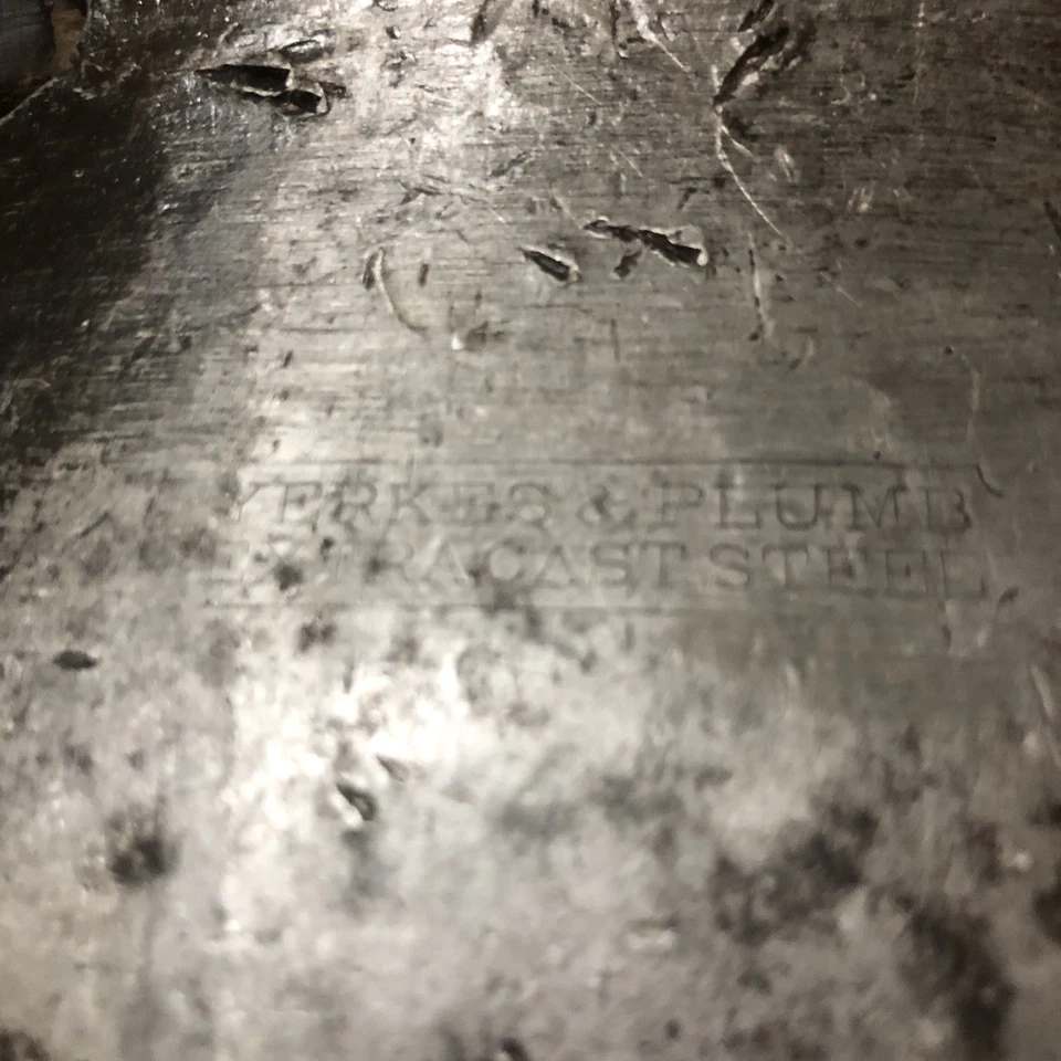 Antique Yerks & Plumb Extra Cast Steel Broad Head Hewing Axe - Image 4 of 4