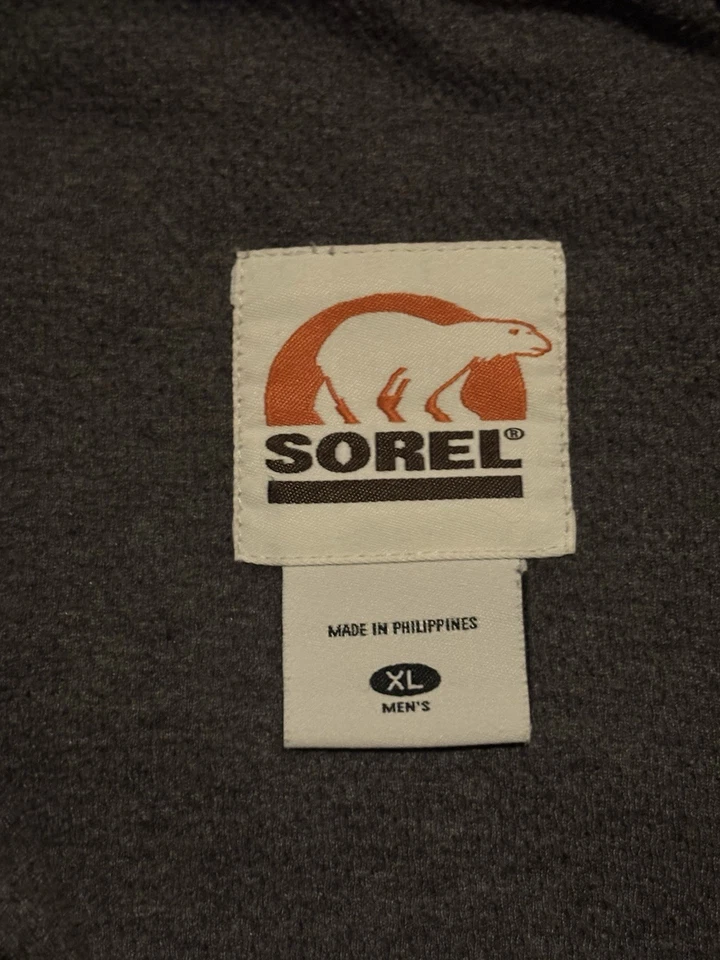 Chaqueta de Trabajo Sorel Lona Vintage Años 2000 Peso Pesado Talla XL Oso Polar Negra Foto 4 de 4