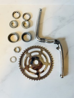 Vtg Higgins Murray Flightliner Spaceliner Astro Flite 44T Chain Ring Crank Set