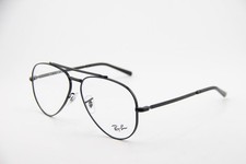 NEW RAY-BAN RB 3625-V AVIATOR 2509 BLACK AVIATOR AUTHENTIC EYEGLASSES 58-14