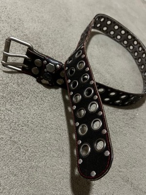 KMRii studded leather black belt | eBay