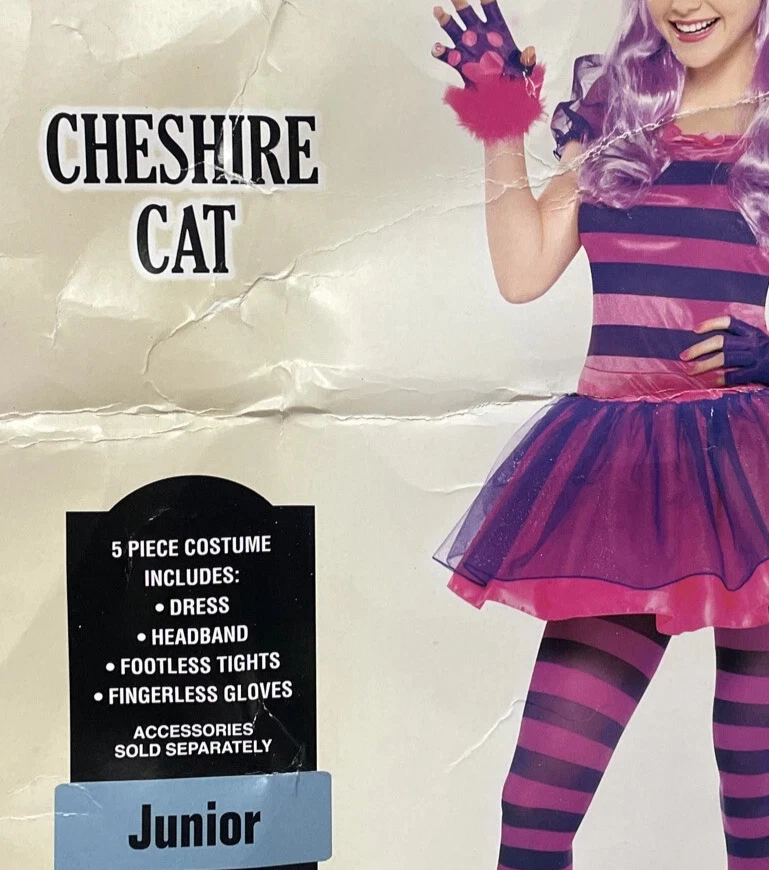 Disfraz de gato Cheshire adolescente/junior - adolescente mediano Foto 2 de 2