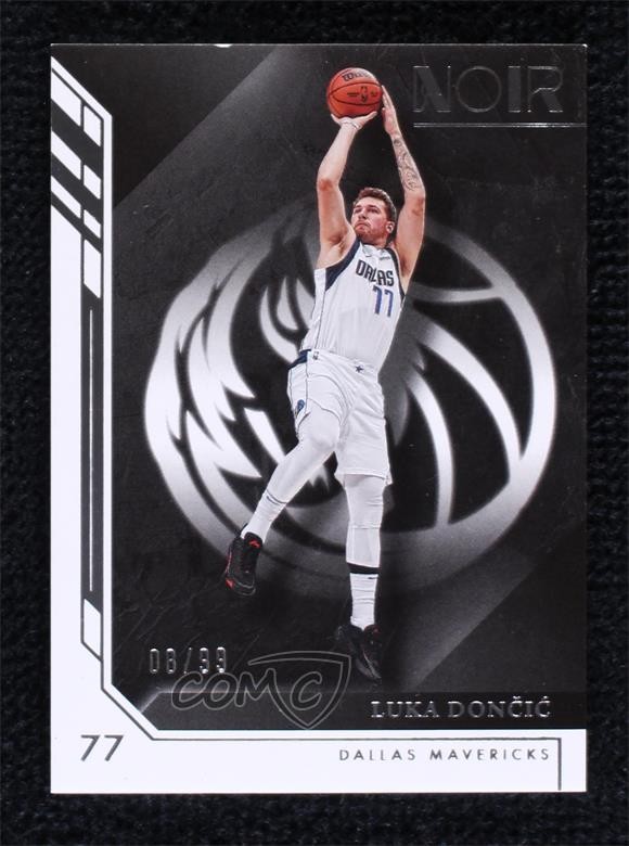 2022-23 Panini Noir Association Edition 8/99 Luka Doncic #18 hs9
