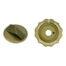 Better Bolts Fork Caps, Fox Grip2/GripX2/GripX 36/38/40, ODGreen