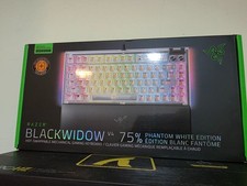 Razer BlackWidow V4 75 Mechanical Gaming Keyboard - White, US English