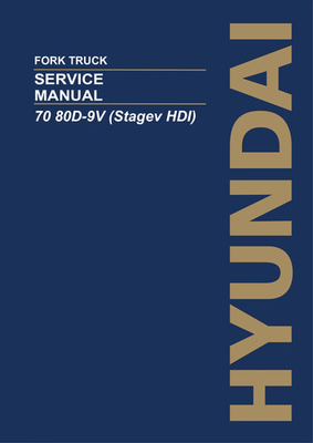 #ad #ad Hyundai 70D 9V 80D 9V Stagev HDI Forklift Service Paper Manual $129.00