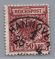 Dt. Reich Michel-Nr. 50 ab gestempelt gepr&uuml;ft