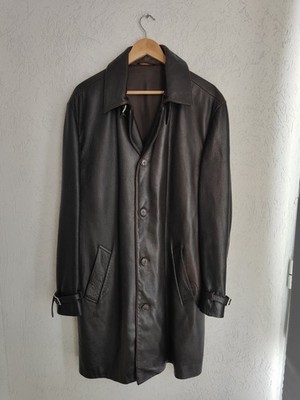 Seraphin Hermes Maker Deer Leather Long Coat Jacket