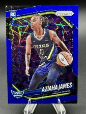 2025 Panini Prizm WNBA #83 Aziaha James Blue Velocity Prizms 2