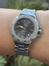 Tag Heuer Formula 1 Ladies Watch  120 Diamonds Amazing Condition BOX & Paper 