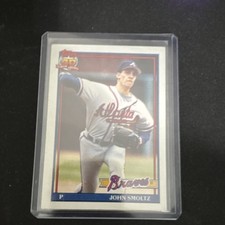 Topps 1991 John Smoltz #157 40th Anniversary Atlanta Braves MLB Baseball Card