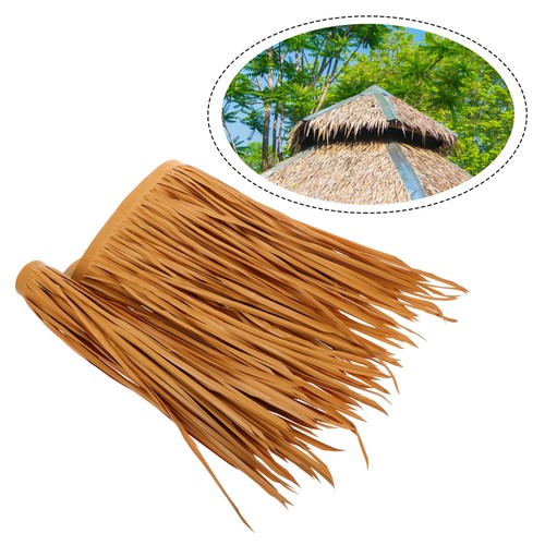 2 Pack Simulated Thatch Tile Artificial Office Banquet Decorative Straw Roof - Picture 6 of 12