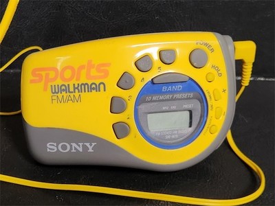 Sony Digital Walkman Model SRF-M78 Sports AM/FM Radio Arm Band Tested Working