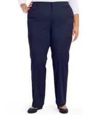 Charter Club Womens Plus Deepest Navy Trousers NWT AW51