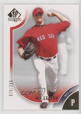2009 SP Authentic Gold 79/299 Jon Lester #31 d4y