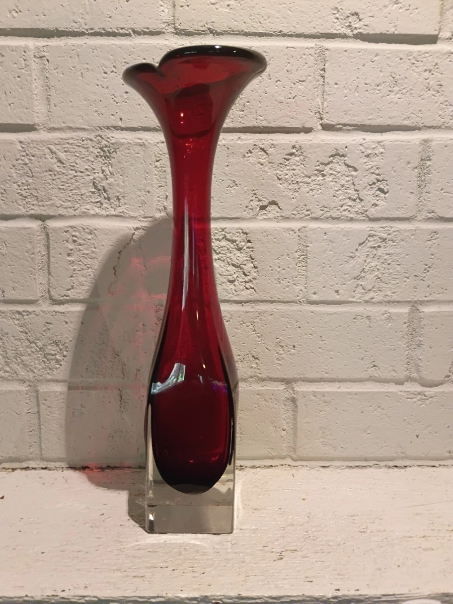 Murano Red Vases for sale | eBay