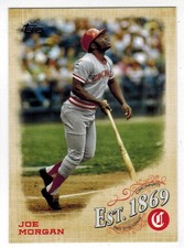 JOE MORGAN 2019 Topps Update EST. 1869 Insert #EST-6 Cincinnati Reds