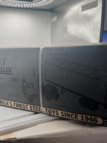 VINTAGE NYLINT GMC 18-WHEELER COLONIAL BREAD METAL TRUCK NEW IN BOX - Picture 10 of 14
