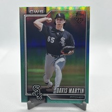 2026 Topps Series 1 - Davis Martin #281 Aqua Rainbow Foil