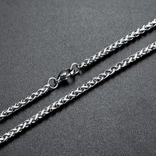 Wholesale Price Width 4MM Stainless Steel Chain Necklace For Men Fashion Hip-Hop
