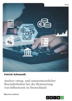 Patrick Schwandt | Analyse Ertrag- Und Umsatzsteuerlicher Besonderheiten Bei...