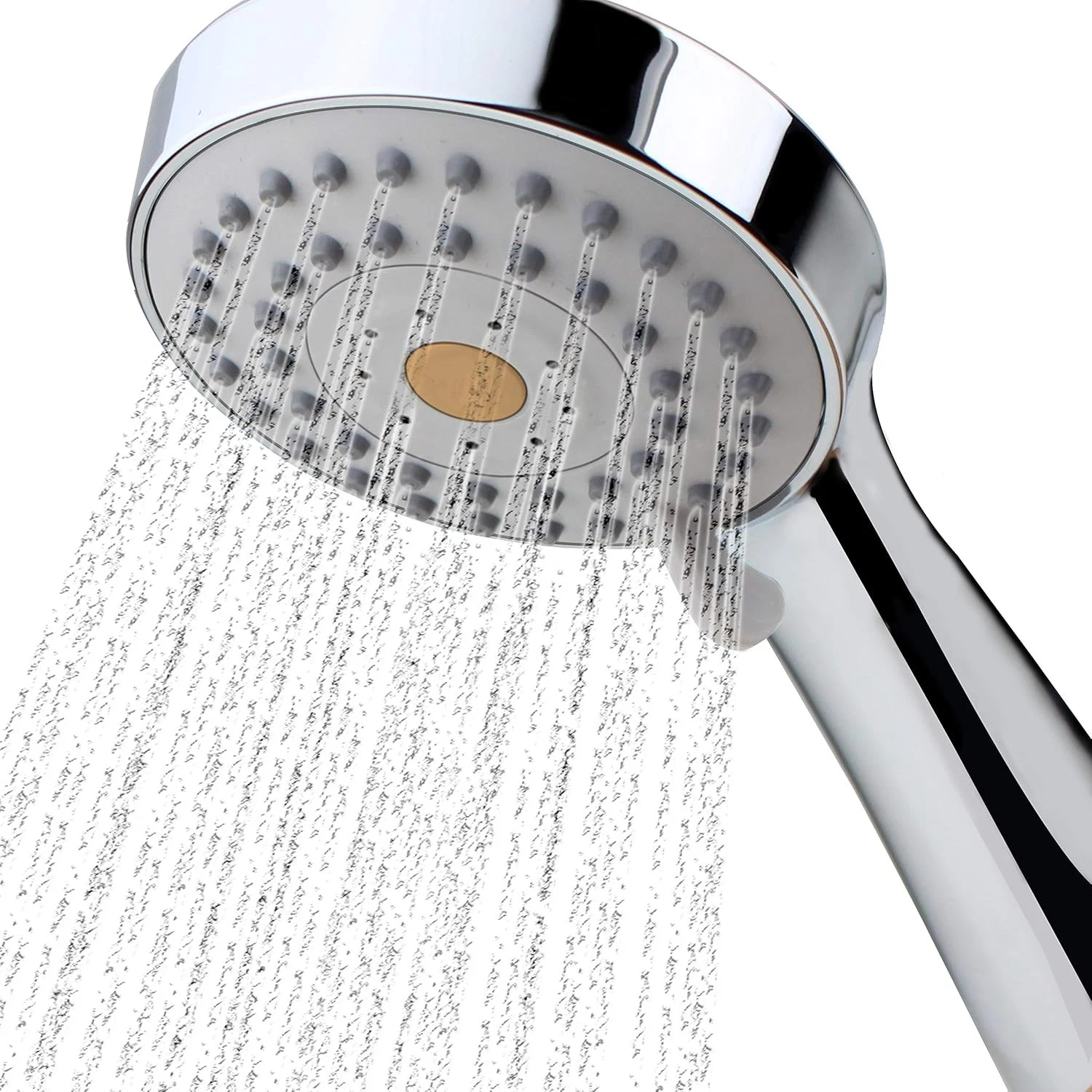 High Pressure Handheld Shower Head with Powerful Spray against Chrome