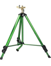 Impact Sprinkler Head on Tripod Base, Heavy Duty Lawn Sprinkler, 360 Degree L...