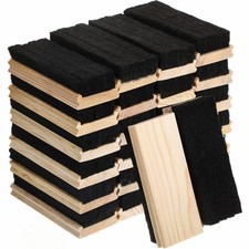 Felt Style Erasers, Cleaner Dusters Felt Chalkboard Eraser for Kids Wood Chal...
