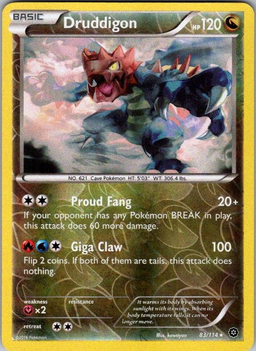 Druddigon - (Cosmos Holo) Promo Blister Exclusives 070/106 NM