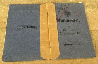 Militärpaß: Grenadier Regiment „Kronprinz“ (1. Ostpreußisches) Nr. 1