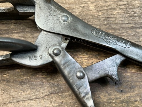Vintage n. 9 Petersen DeWitt NE Vise-Grip manico pre-sgancio MORSETTO PER SALDATURA - Foto 2 di 6
