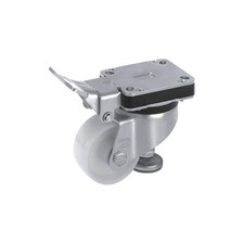 GRAINGER APPROVED HRLK-PO 75G Plate Caster,Swivel,4 5/8"H 489A92