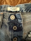 Moussy Vintage Blue Distressed Denim Jean Shorts Size 24 — photo 2