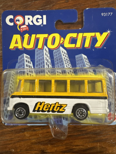 1993 - CORGI - AUTO-CITY - BUS - HERTZ TAMPO - NEAR MINT CARD - NICE - Picture 2 of 5