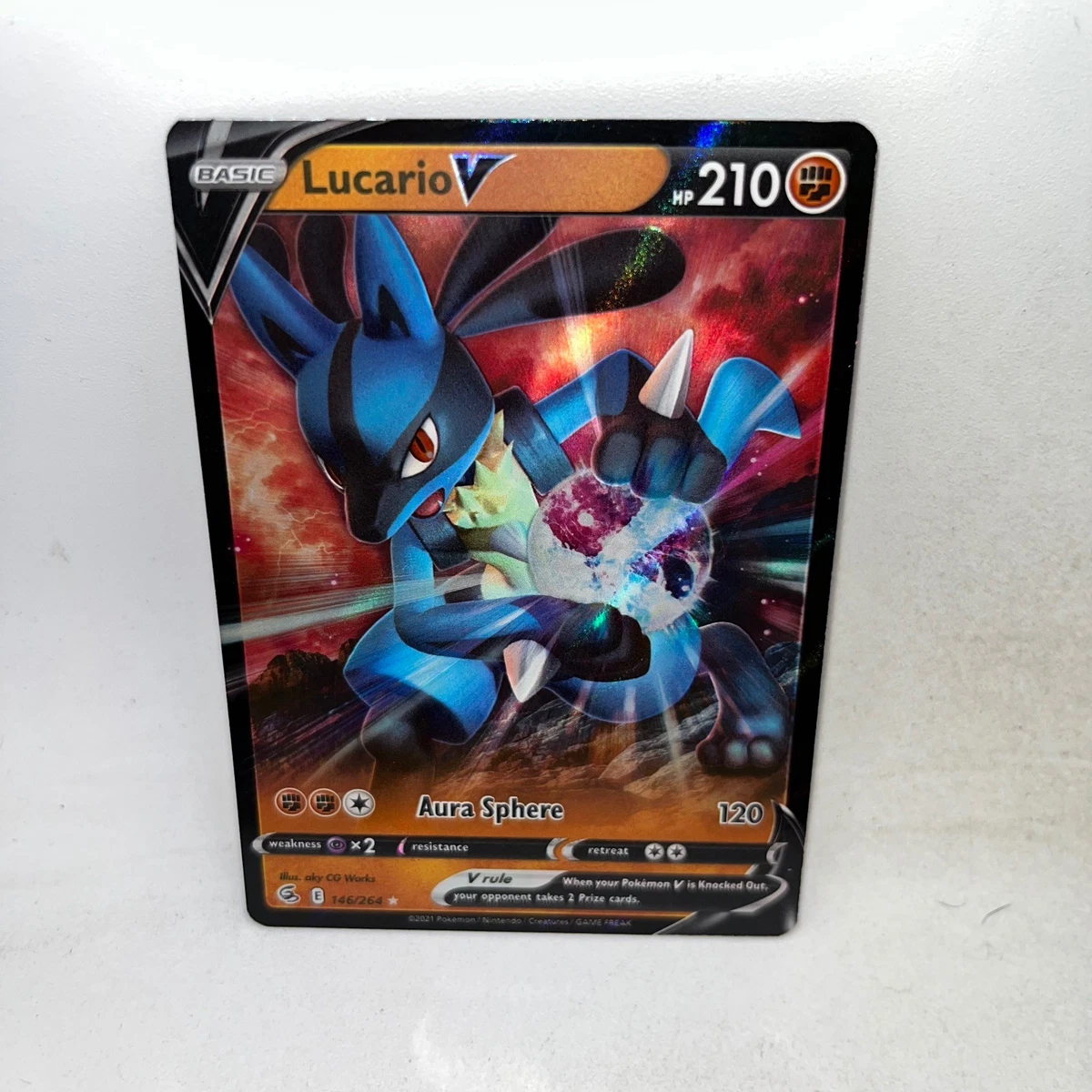 pokemon lucario card value Lucario Holo Pokémon TCG Individual Collectible Card Game Cards for sale