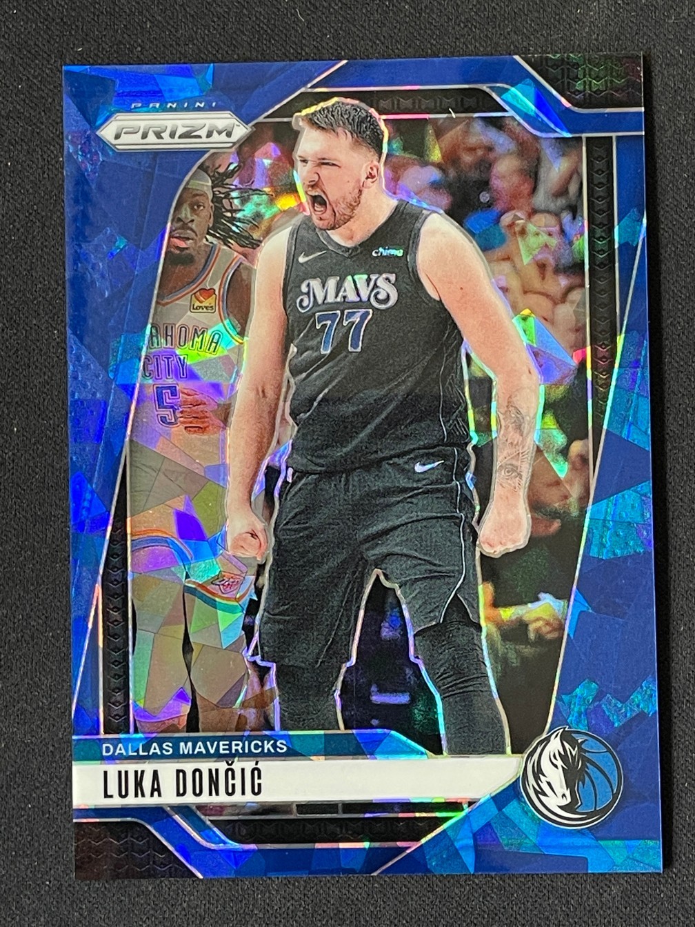 Luka Doncic 2024-25 Panini Prizm Blue Ice 125/125 #89