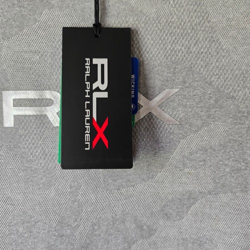 RLX Ralph Lauren Golf Felpa Pullover Mimetico Manica Lunga Grigio Uomo XL - Foto 7 di 9