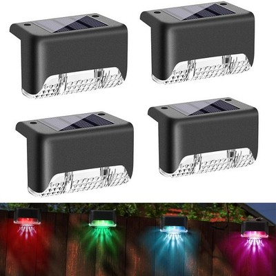 4-12Pack Solar Deck Lights Outdoor Stairs Step Fence Balcony Yard Pathway Decor