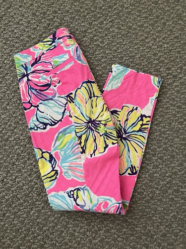 Pantaloni Lilly Pulitzer Kelly Kir Royal rosa spazzati dalle maree 4