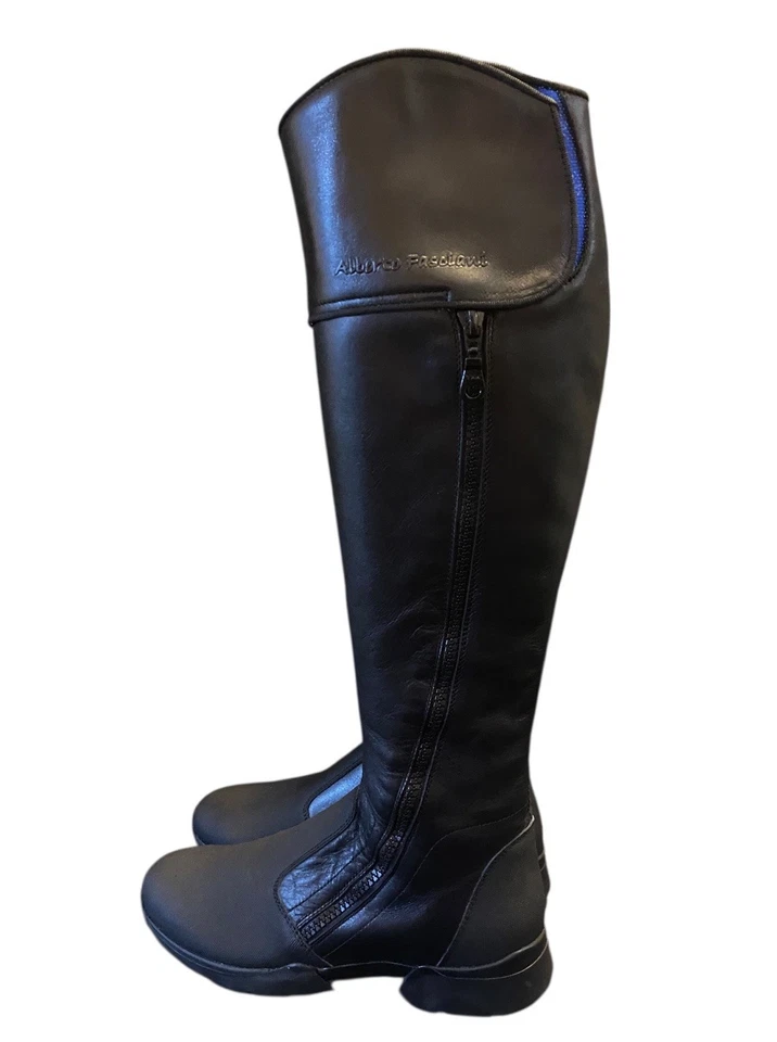 ALBERTO FASCIANI 103 CUSTO Bota Talla 37/US 7 Botas de Montar Impermeables 14”/18” Foto 3 de 4
