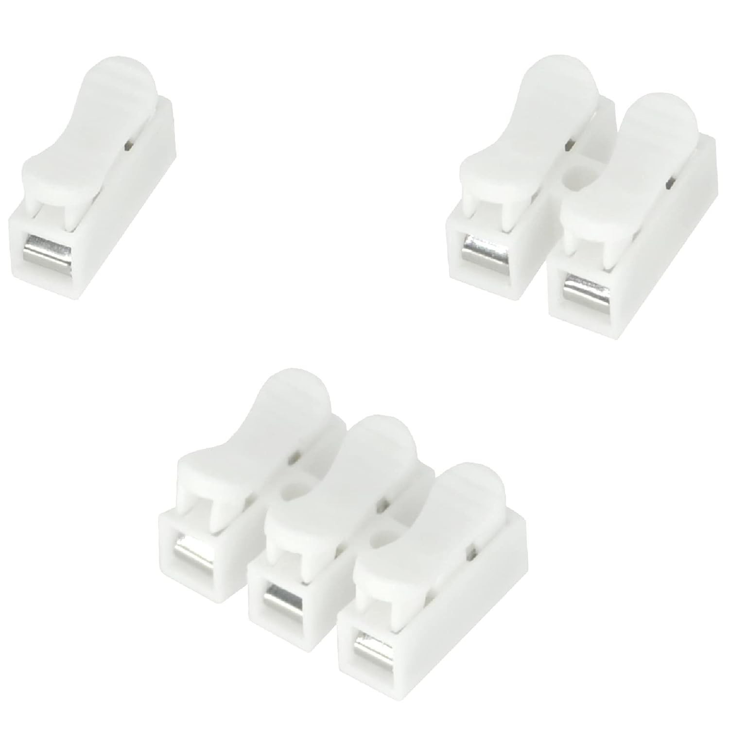 CH1 CH2 CH3 Spring Clamp Wiring Terminals Wire Connectors Quick Pin Push New