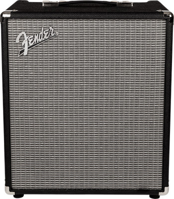 Fender Rumble 100 V3 Bass Amp Combo, Black/Silver