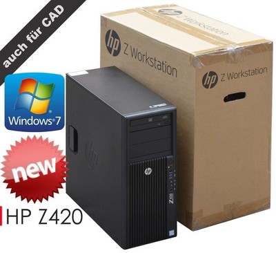 COMPUTER HP Z420 RAID 2x300GB RS-232 CD DVD-ROM WINDOWS 7 PRO IEEE 1394 NEU OVP