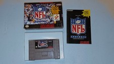 NFL Football SNES Super Nintendo CIB  Tested & Authentic