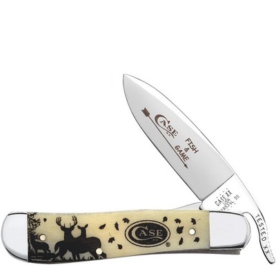 CASE XX KNIVES FISH & GAME DROP POINT RUSSLOCK - WHITETAIL DEER