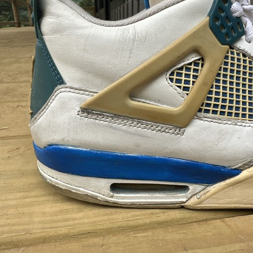 Nike Air Jordan IV 4 Retro 2012 Military Blue Mens Size 11.5 308497-105 PAINTED - Picture 6 of 20