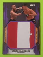 2020 Topps UFC Knockout Conor McGregor SSP Jumbo Fight Mat Relic Purple /25