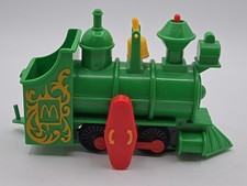 Remco McDonaldland train set Windup Green Train Engine 1976 Working