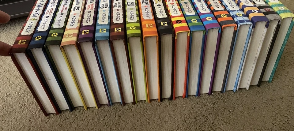 18 Volumes Diary of a Wimpy Kid Books Hard Cover  1-18 Complete Set Book 17 SC - Image 2 of 2
