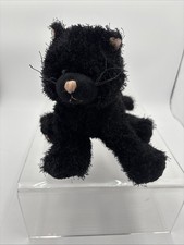 Webkinz Ganz Black Cat with Green Eyes Plush Stuffed Animal NO CODE HM135